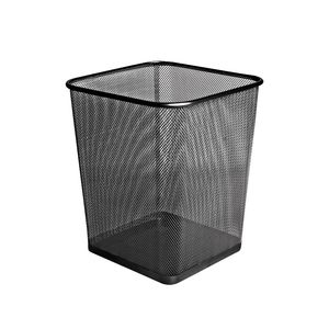 Wastepaper basket Iron Mesh FOROFIS (black) 28 x 28 x 32 cm, 25l