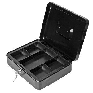 Cash box FOROFIS 30x24x9cm metal (black)