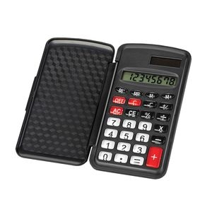 Pocket calculator FOROFIS 96x63x12mm (2 way power: solar +cell button battery)