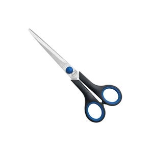 Scissors FOROFIS 175mm HOME USE w/soft rubber (green handles)