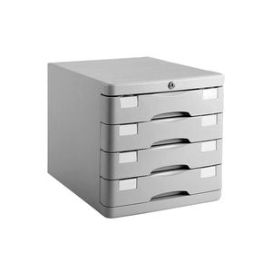 Organizer box FOROFIS 4 drawers files with lock and keys 28.2x36.5x28.5cm