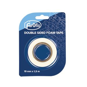 Double side foam tape 19mm x1.5m FOROFIS
