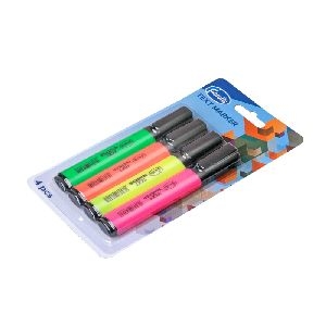 Set of 4 text markers chisel tip 1-3mm FOROFIS