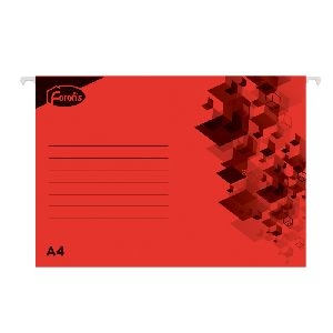 Paper hanging file A4 FOROFIS (red), thickness 200g/m2