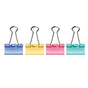 Binder clips FOROFIS 32mm 12pcs. colored