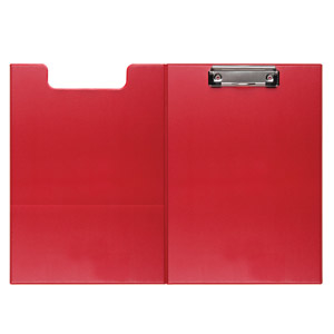 Clip board with cover FOROFIS A4 red PVC