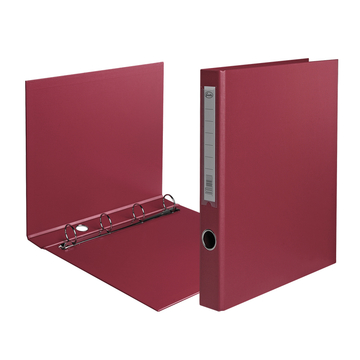 Clip file with 4 rings burgundy A4*4.5cm FOROFIS