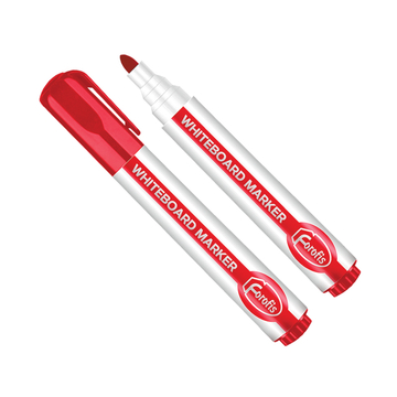 Whiteboard marker Mego red liquid ink, 2-5mm bullet tip FOROFIS