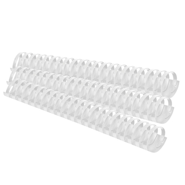 Binding comb 38mm 375sheets FOROFIS white 50pcs plastic