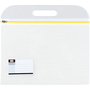 Zipper bag A4, two pockets 0.17mm PVC assorted