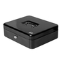 Cash box FOROFIS 30x24x9cm two-level metal (black)