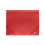 Document case A4 FOROFIS 0.50mm w/elast.bands (red) PP
