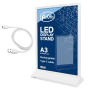 Настольный LED-дисплей A3, аккумуляторный, белый FOROFIS