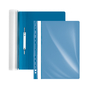 Папка-скоросшиватель с перфорацией FOROFIS A4 0.13/0.17мм (синяя матовая) ПП