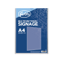 Multifunctional signage Vertical A4 (plastic) for paper size 210x297mm Clear