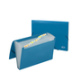 Expanding file A4 FOROFIS 0.70mm w/elastic bands,12sect. (blue) PP